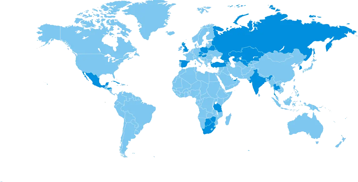 Изображение карты мира