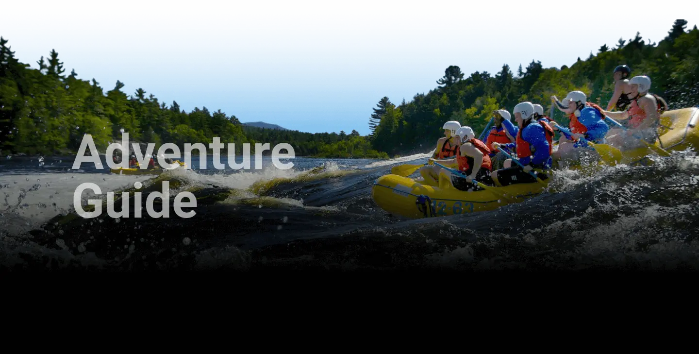 Изображение сплава по реке