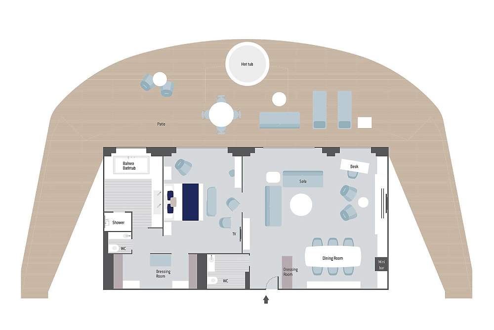 Люкс судовладельца (Le Commandant Charcot) рис.6