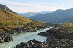 Rafting along the Lower Katun River in the Altai Mountains  рис.5