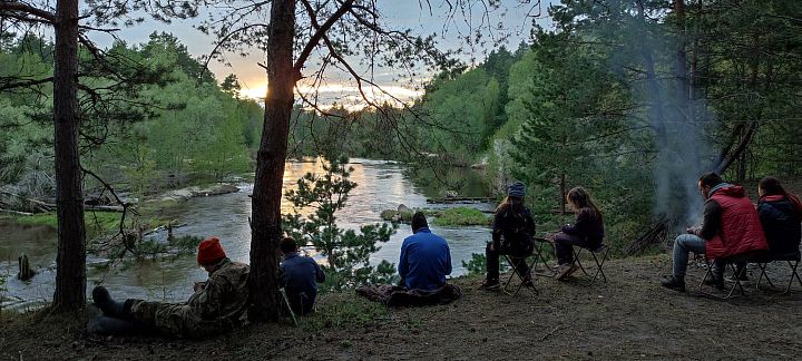 Фото тура: Сплав на байдарках по реке Теша во Владимирской области (майский и июньский заезды)