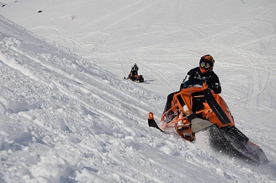 Snowmobile tour in the Kola Peninsula «Mountain snowmobile riding school in the Khibiny» рис.1