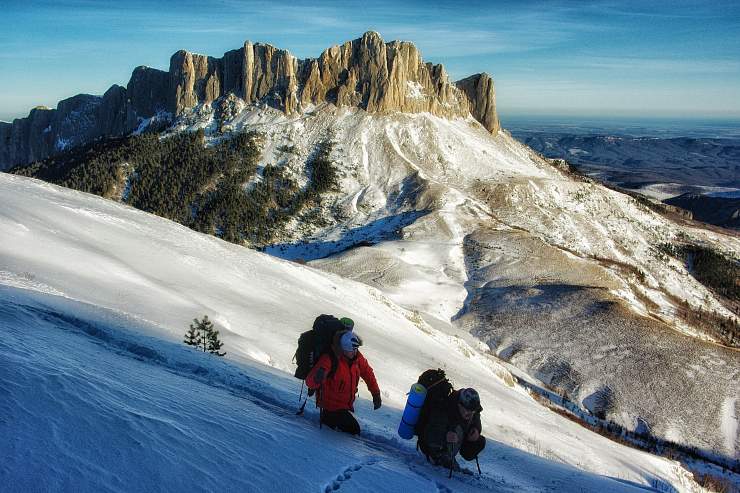 Зима в горах