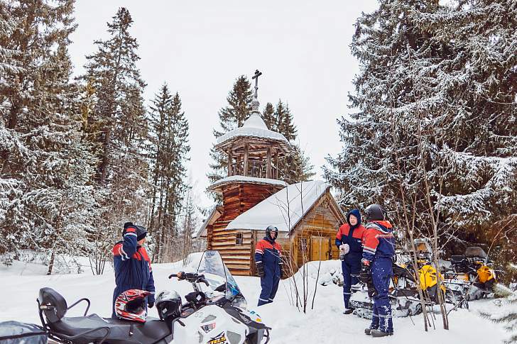 Тур на снегоходах в Карелии «Зимние Кижи»