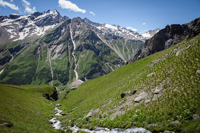 Гора Эльбрус на Кавказе