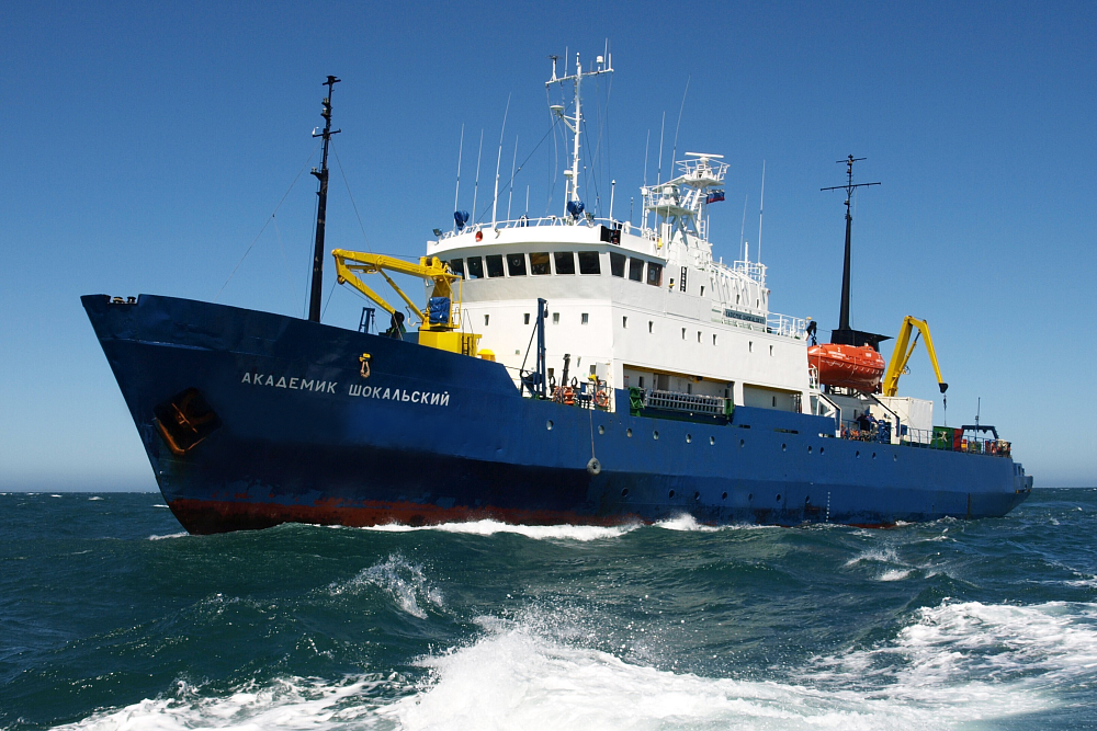 Экспедиционное судно «Академик Шокальский» рис.1