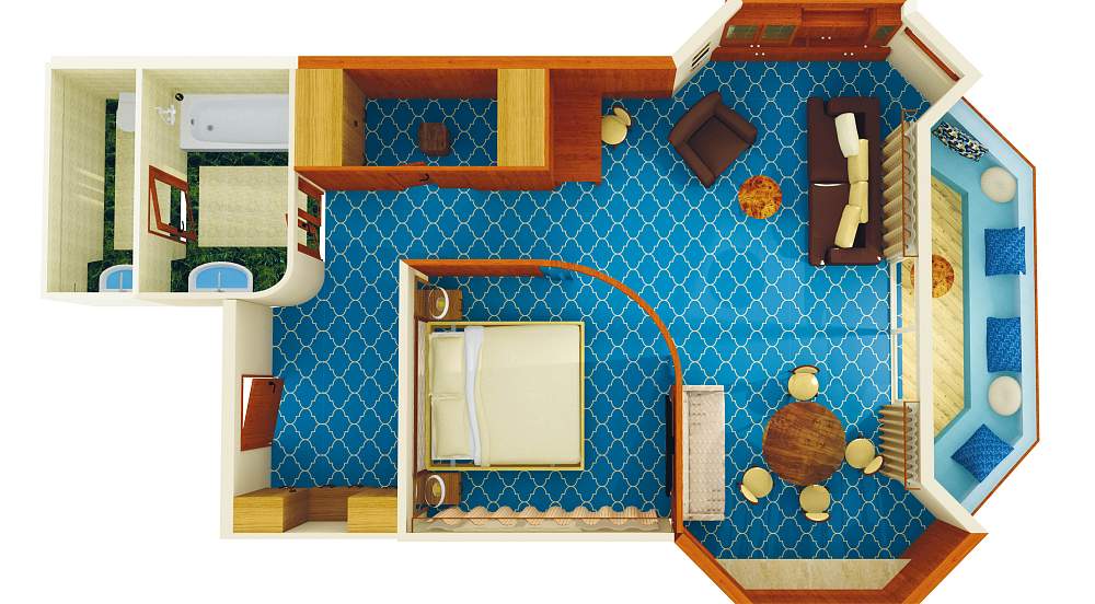 Люкс судовладельца («Си Спирит») рис.7