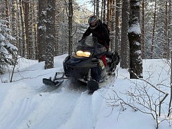 Тур на снегоходах в Карелии «Путешествие на вулкан Гирвас» рис.5