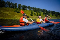 Сплав на байдарках по реке Волга в Тверской области с машиной сопровождения рис.4