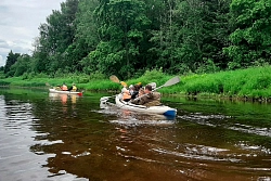 Сплав на байдарках по реке Медведица в Тверской области с машиной сопровождения рис.3