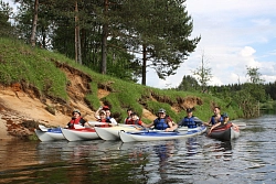 Сплав на байдарках по реке Тьма в Тверской области с машиной сопровождения рис.2
