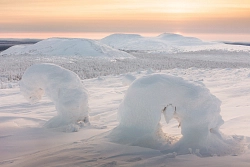 Сафари на снегоходах на Северном Урале «Перевал Дятлова и плато Маньпупунер» рис.4