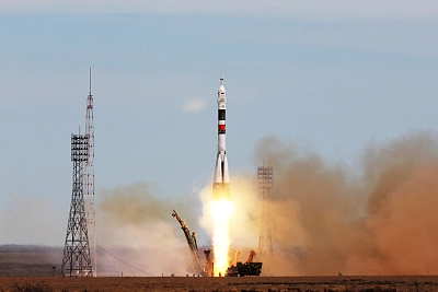 стартовые площадки на Байконуре во время активного маршрута