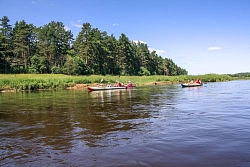 Сплав на байдарках по реке Тверца в Тверской области с машиной сопровождения на майские и июньские праздники рис.3