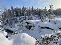 Тур на снегоходах в Карелии «Путешествие на вулкан Гирвас» рис.3