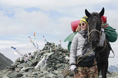 озера и перевалы Алтая на Алтае во время активного маршрута