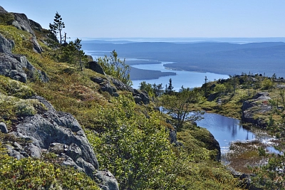 Кивач в Карелии во время активного маршрута