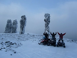 Экспедиция на снегоходах на Северном Урале «Легендарный Маньпупунер» рис.2