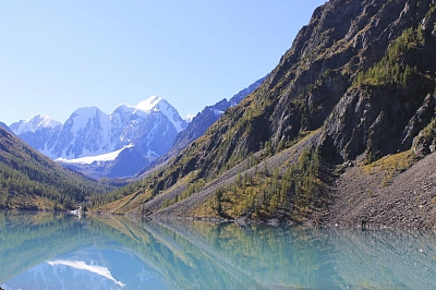 Катунь и горные долины на Алтае во время активного маршрута