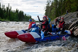 Сплав на катамаранах на Кольском полуострове по реке Тумча рис.3