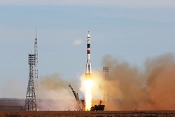 Запуск ракеты "Союз-МС" с Байконура