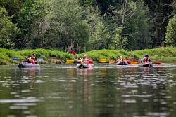 Сплав на байдарках по реке Медведица в Тверской области рис.5