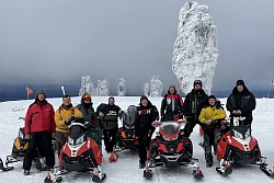 Сафари на снегоходах на Северном Урале «Перевал Дятлова и плато Маньпупунер» рис.2