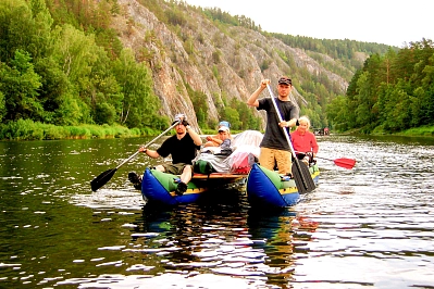 Сплав на катамаранах по реке Белая в Башкирии, 6 дней рис.1