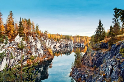 Джип-тур в Карелии «Горный парк Рускеала + водопады Приладожья» рис.1