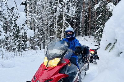 Тур на снегоходах в Карелии «Два дня в зимней сказке» рис.1