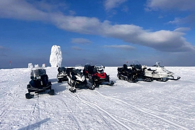 Экспедиция на снегоходах на Северном Урале «Легендарный Маньпупунер» рис.1