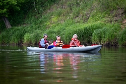 Сплав на байдарках по реке Медведица в Тверской области с машиной сопровождения рис.2