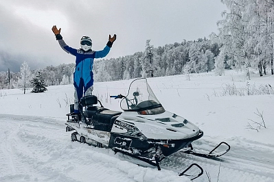 Тур на снегоходах в Башкирии «Покорение Уральских вершин, 4 дня» рис.1
