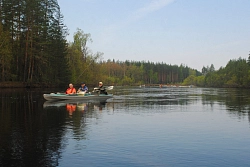 Сплав на байдарках по реке Лух во Владимирской области на майские и июньские праздники рис.5